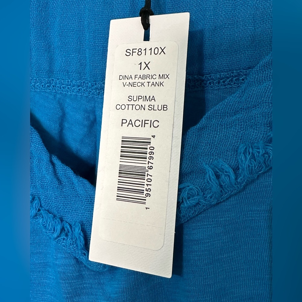 Michael Stars NWT Dina Fabric Mix V-neck tank - Picture 5 of 5